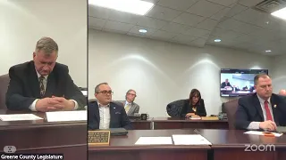Public Hearing Legislature Meeting