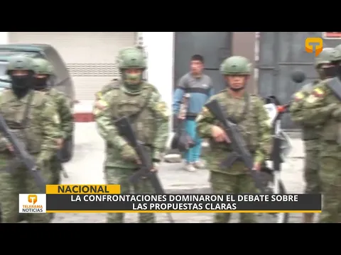 La confrontaciones dominaron el debate sobre las propuestas claras