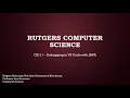 Rutgers CS - CS111