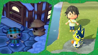 evolution of animal crossing title screens 2001 2020 6 games 