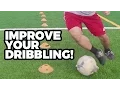 Individual Soccer Cone Dribbling Drills