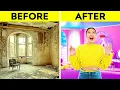 Lagu 2 SISTERS 💞 INCREDIBLE ROOM MAKEOVER - ON THEIR CHOICE! | Low-Budget Decor Crafts by 123 GO! SCHOOL