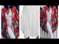 How to Make a Cocoon Jacket How to Cut and Sew a Cocoon Suit Jacket Rectangular Jacket