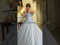 How to get dressed in a ballgown by yourself #shorts