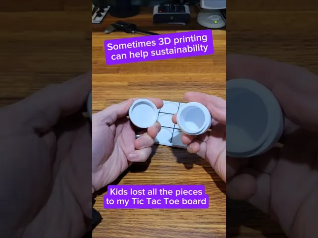Tic Tac Toe Board and Pieces video thumbnail