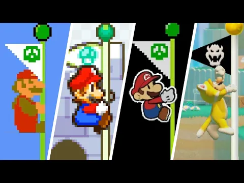 Download MP3 Evolution of Mario Hitting the Top of the Goal Pole (1985-2021)
