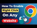 How To Enable Right Click on Any Website How to enable right click Tech Beyond