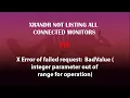 UBUNTU FIX X Error of failed request BadValue integer parameter out of range for operation