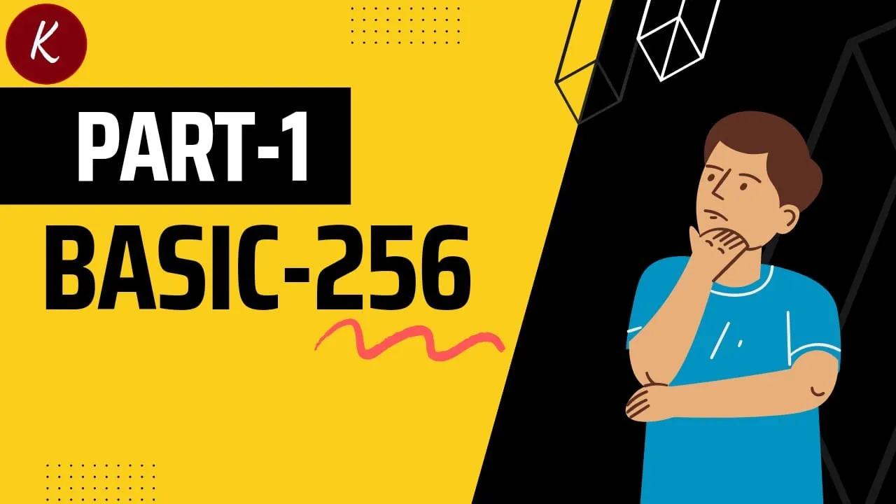 HOW TO WRITE BASIC-256 PROGRAMS? | Part-1 | KnockLedge