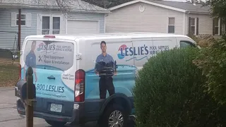 Leslie s Pool Supply maintenance van