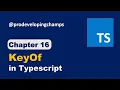 Typescript tutorial KeyOf in Typescript Easily Explained
