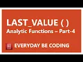 LAST - VALUE Analytic Functions in SQL Server
