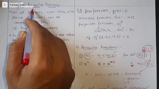 Lec36 Primitive Recursive Functions And Related Theory