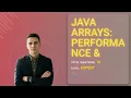 Java Arrays Performance Deep Internals