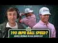 Speed stats and smarter targets Michael Brennan on 190 mph ball speed and data-driven golf