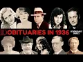 Obituaries in 1936-Famous we ve Lost in 1936-EP 1-Remembrance Diaries