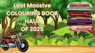 Last Massive Colouring Book Haul of 2025 lots of fun and stunning books to share