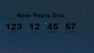 JavaScript New Year s Countdown Timer