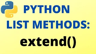 Python extend List Method TUTORIAL