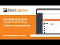DevExtreme Grid for ASP NET Core Column Customization