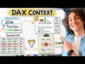 Power BI DAX Context Filter Row Context Transition Power BI Course 28