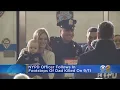 NYPD officer follows footsteps of dad who was killed on