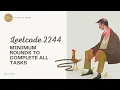 Leetcode 2244 Minimum Rounds to Complete All Tasks - Python