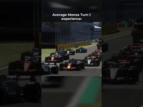 Average Monza Turn 1 Experience 💔 #Shorts