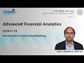Lecture 34 Introduction to Panel Data Modelling