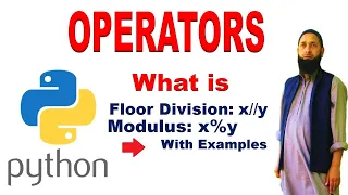 what is Floor division in Python python tutorial modulus division in Python Hindi tutorial