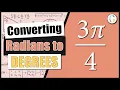 Convert radians to degrees