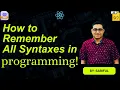 How to Remember Programming Syntax The Ultimate Guide for Beginners Experts