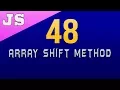 Array Shift Method in Javascript - 48
