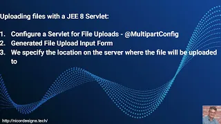 21 JEE8 Servlet File Uploading