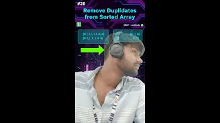 Remove Duplicates from Sorted Array Easy LeetCode Java Two Pointer Solution