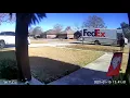 FedEx Throws Package