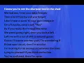 Sharpest Tool - Karaoke Lyrics/Backing Vocals - Sabrina Carpenter