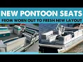 Old Pontoon Boat NEED New Seats WATCH THIS