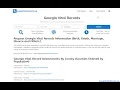Request Georgia Vital Records Information Birth Death Marriage Divorce and Others