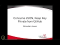 Consume JSON Keep API Key Private from GitHub
