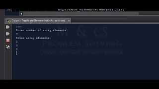 Java Program To Find Duplicate Elements In An Array And Print Them One Time Only