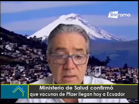 Ministerio de Salud confirmó que vacunas de Pfizer llegan hoy a Ecuador