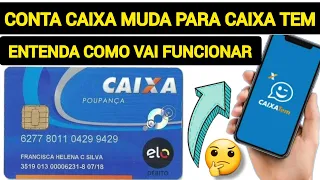 CONTA POUPANÇA CAIXA 1288 E 013 - ENTENDA COMO VAI FUNCIONAR A MUDANÇA.