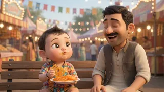 2 साल के मुन्ना का पहला मेला 😍 | Cutest Baby Cartoon Story Hindi