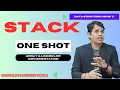 stack in one shot Data Structure using C Tutorial in Hindi