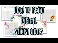 How to Printable Sticky Notes