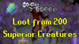 Old School RuneScape - Loot from 200 Superior Slayer Monsters Guide