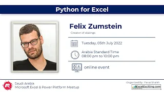 Python for Excel with Felix Zumstein