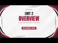 Unit 2 Overview Genre Analysis Unit Summer 2025