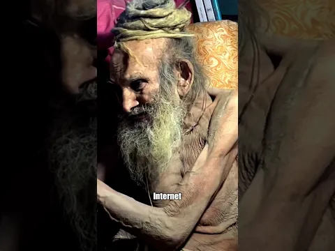 El anciano de la India que parece haber detenido el tiempo 😳🕉️ Su cuerpo es una historia viva